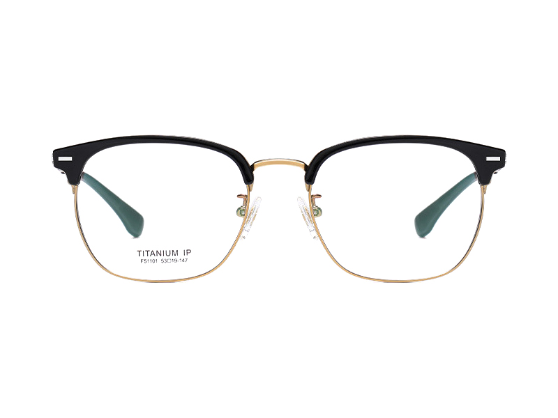 New Trend Square Titanium Eyeglasses Men's Business Optical Frames